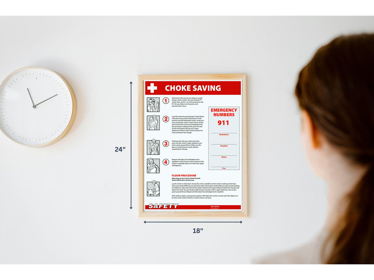Choke Saving Safety Poster image 1