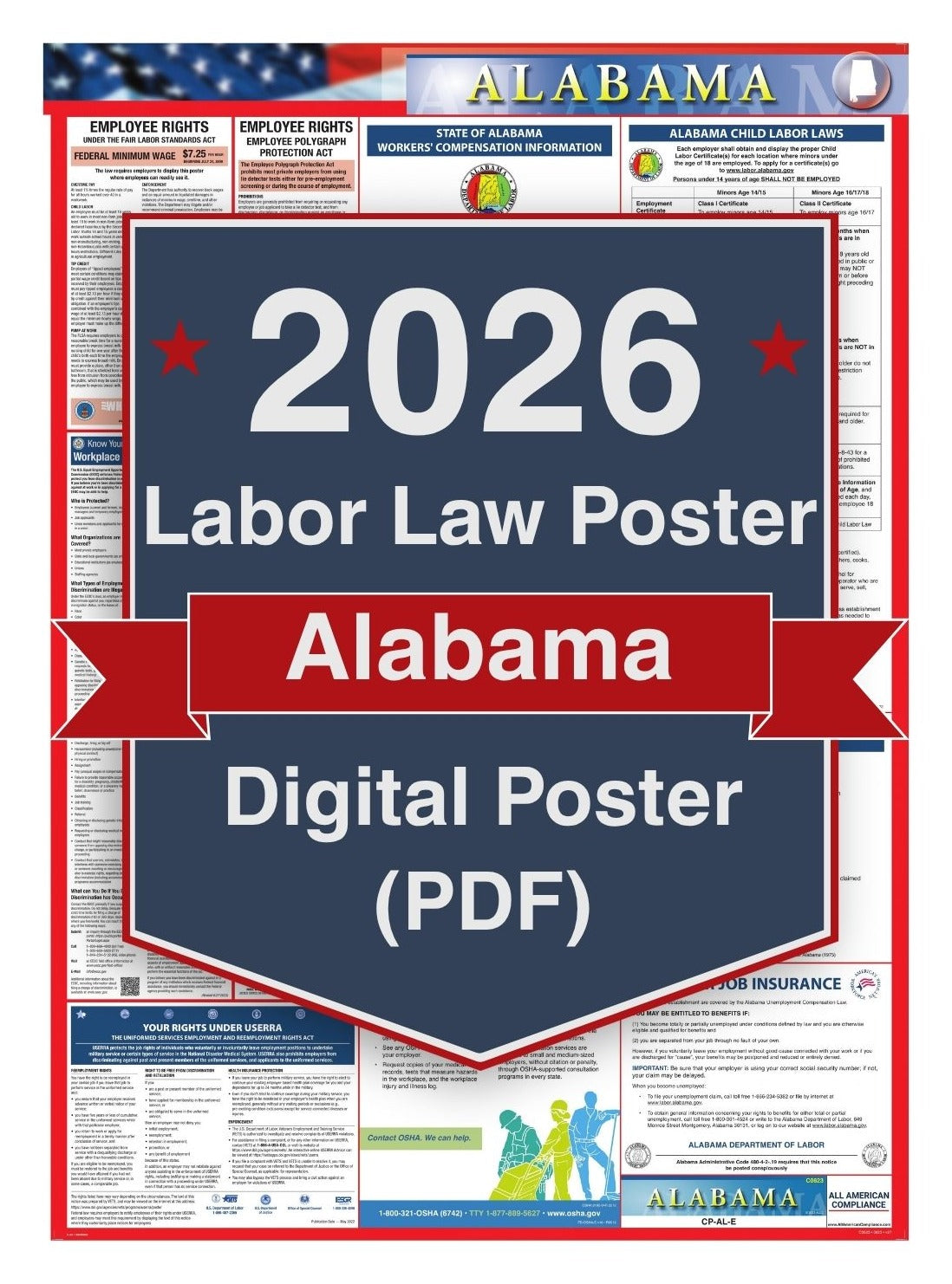 2026 Alabama Digital Labor Law Poster