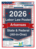 2026 Arkansas Labor Law Poster – Federal, State & OSHA Compliance (All-in-One)