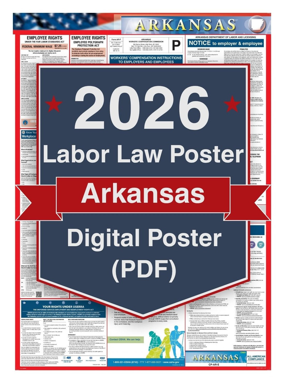 2026 Arkansas Digital Labor Law Poster