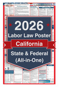 2026 California Labor Law Poster – Federal, State & OSHA Compliance (All-in-One)