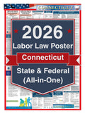 2026 Connecticut Labor Law Poster – Federal, State & OSHA Compliance All-in-One