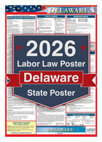2026 Delaware Labor Law Poster - State Compliance Poster