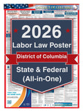 2026 District of Columbia Labor Law Poster – Federal, State & OSHA (All-in-One)