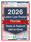 2026 Florida Labor Law Poster – Federal, State & OSHA Compliance (All-in-One)