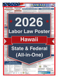 2026 Hawaii Labor Law Poster – Federal, State & OSHA Compliance (All-in-One)