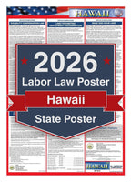 2026 Hawaii Labor Law Poster - State Compliance Poster