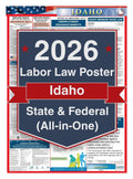 2026 Idaho Labor Law Poster – Federal, State & OSHA Compliance (All-in-One)