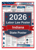 2026 Indiana Labor Law Poster - State Compliance Poster