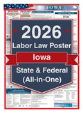 2026 Iowa Labor Law Poster – Federal, State & OSHA Compliance (All-in-One)