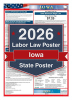 2026 Iowa Labor Law Poster - State Compliance Poster