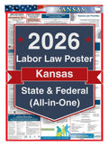 2026 Kansas Labor Law Poster – Federal, State & OSHA Compliance (All-in-One)
