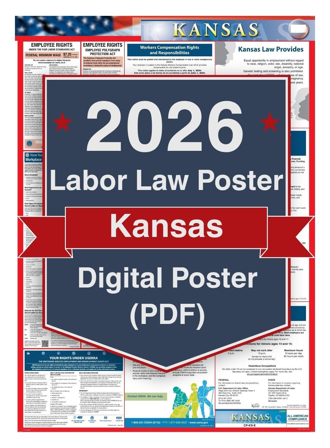 2026 Kansas Digital Labor Law Poster