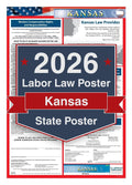 2026 Kansas Labor Law Poster - State Compliance Poster