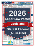 2026 Louisiana Labor Law Poster – Federal, State & OSHA Compliance (All-in-One)