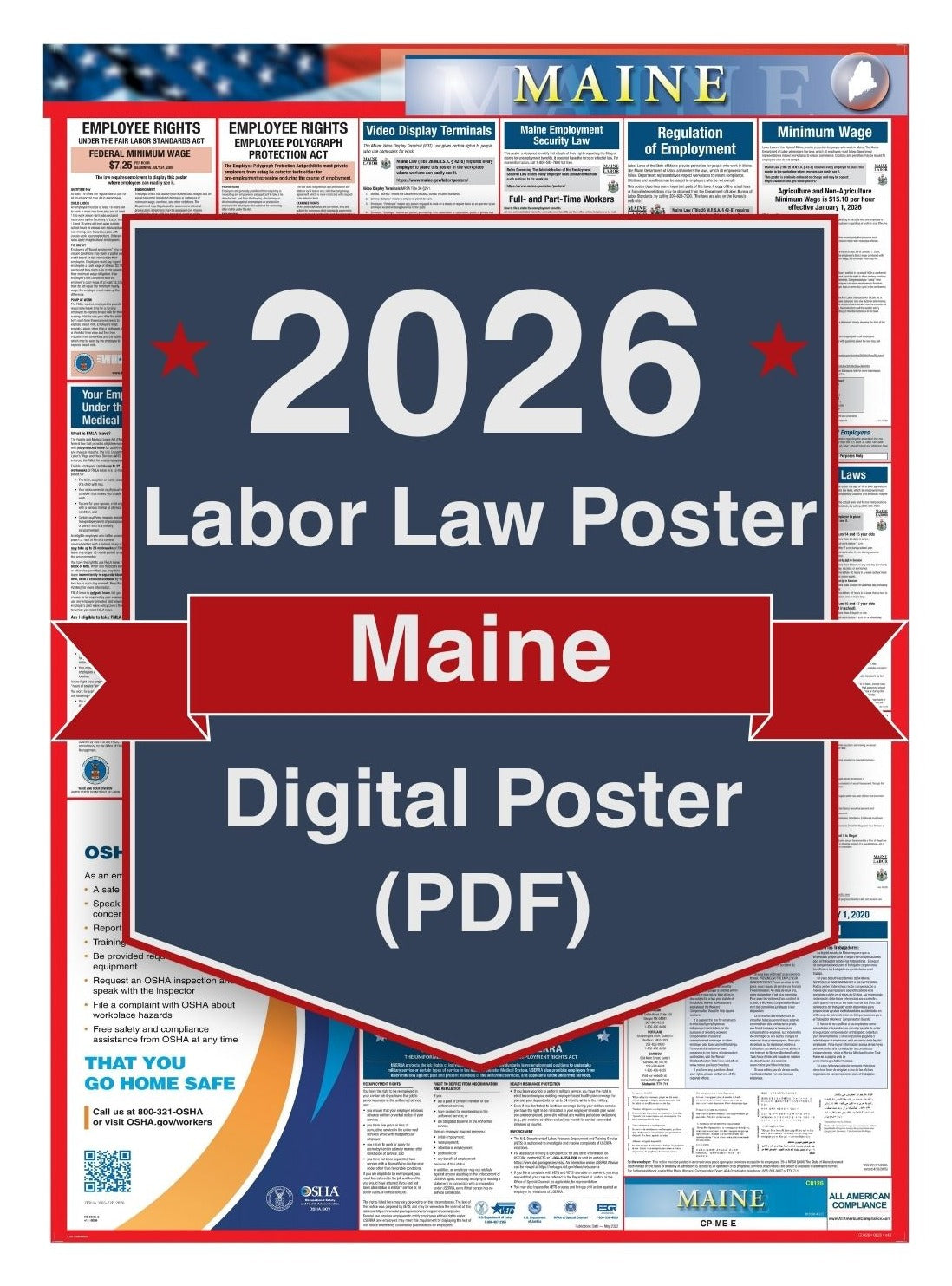 2026 Maine Digital Labor Law Poster