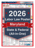 2026 Maryland Labor Law Poster – Federal, State & OSHA Compliance (All-in-One)