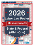 2026 Massachusetts Labor Law Poster – Federal, State & OSHA (All-in-One)