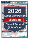 2026 Michigan Labor Law Poster – Federal, State & OSHA Compliance (All-in-One)