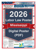2026 Mississippi Digital Labor Law Poster