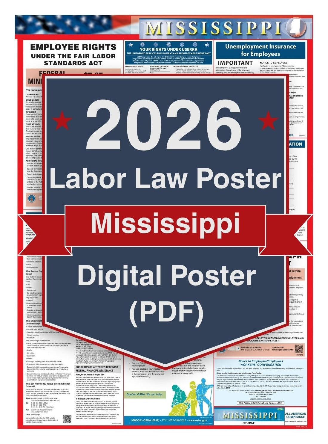 2026 Mississippi Digital Labor Law Poster