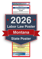 2026 Montana Labor Law Poster - State Compliance Poster