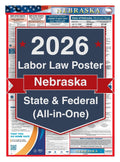 2026 Nebraska Labor Law Poster – Federal, State & OSHA Compliance (All-in-One)