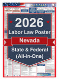 2026 Nevada Labor Law Poster – Federal, State & OSHA Compliance (All-in-One)