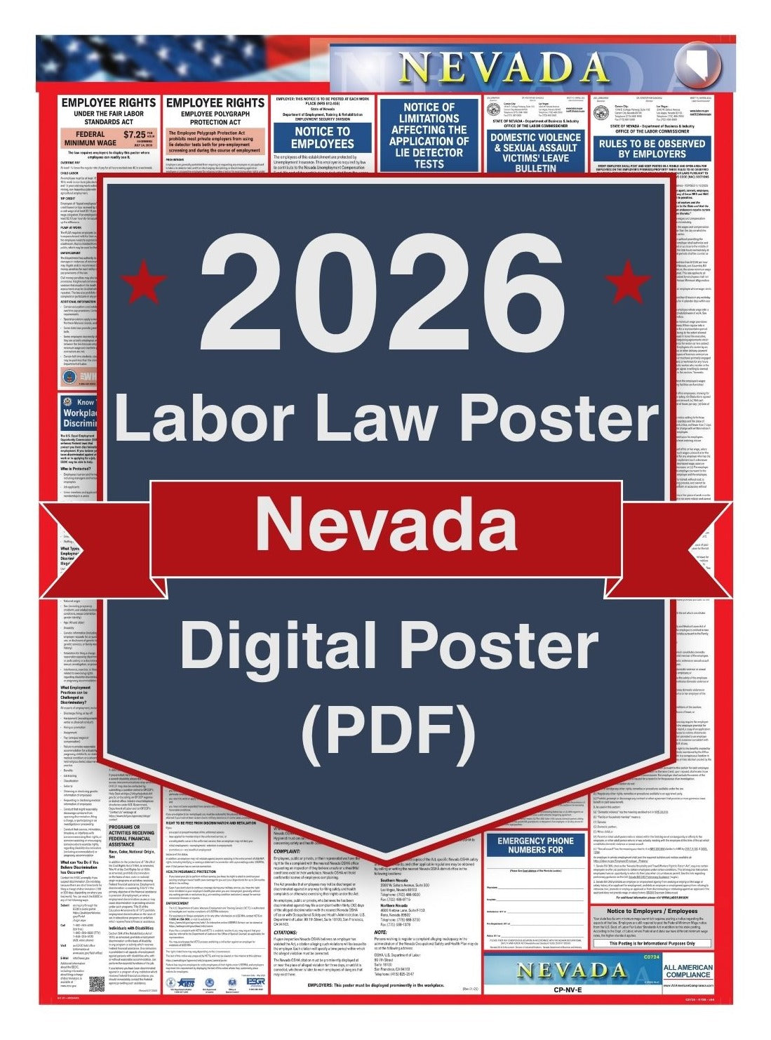 2026 Nevada Digital Labor Law Poster
