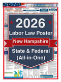 2026 New Hampshire Labor Law Poster – Federal, State & OSHA (All-in-One)