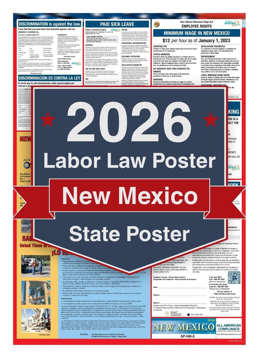 2026 New Mexico Labor Law Poster - State Compliance Poster