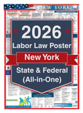 2026 New York Labor Law Poster – Federal, State & OSHA Compliance (All-in-One)
