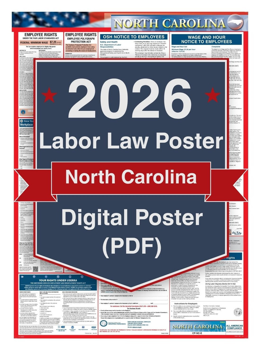 2026 North Carolina Digital Labor Law Poster