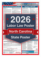 2026 North Carolina Labor Law Poster - State Compliance Poster