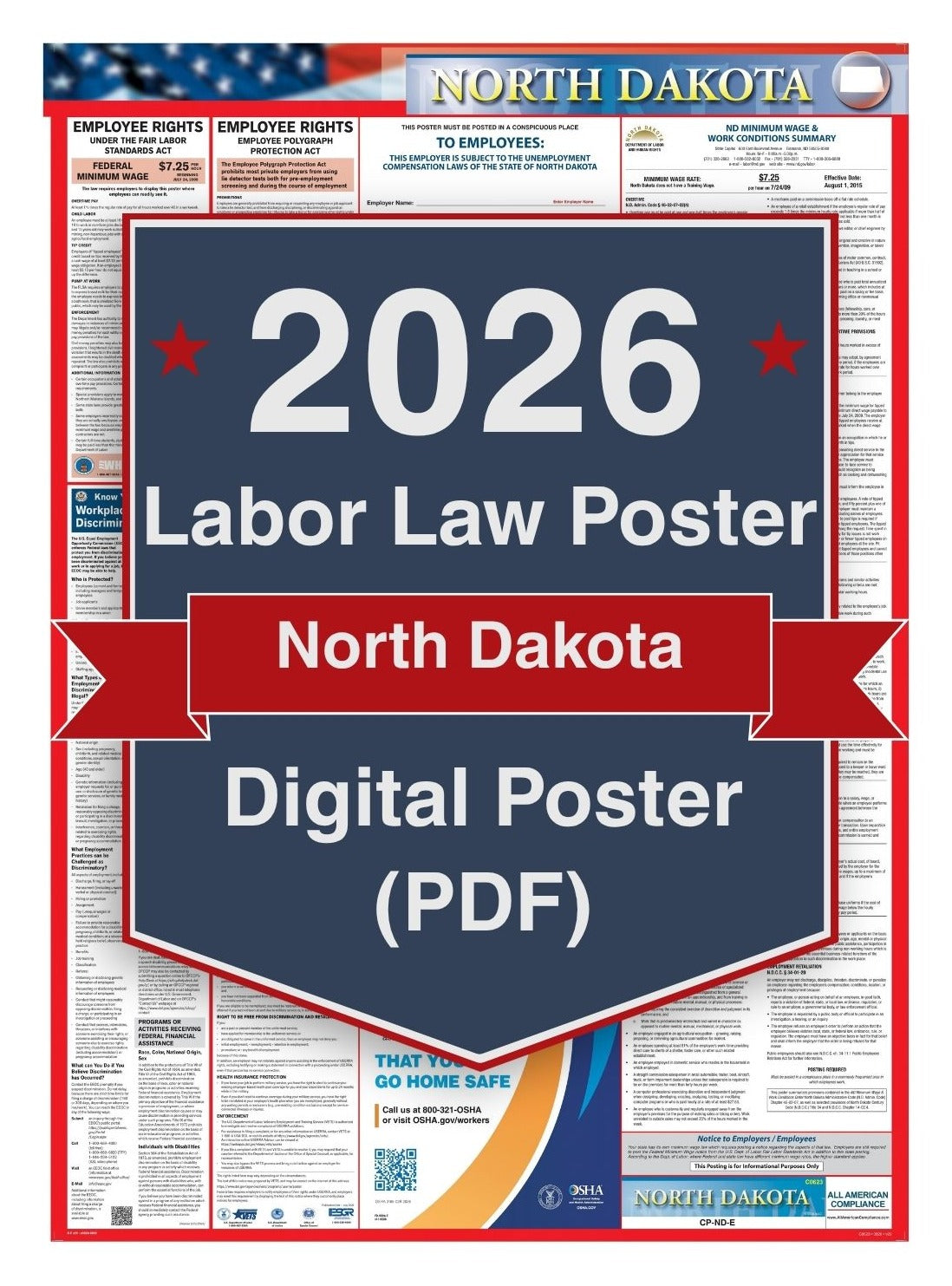 2026 North Dakota Digital Labor Law Poster