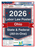 2026 Ohio Labor Law Poster – Federal, State & OSHA Compliance (All-in-One)