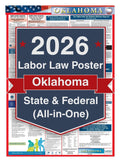 2026 Oklahoma Labor Law Poster – Federal, State & OSHA Compliance (All-in-One)
