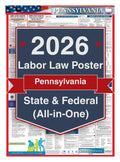 2026 Pennsylvania Labor Law Poster – Federal, State & OSHA (All-in-One)