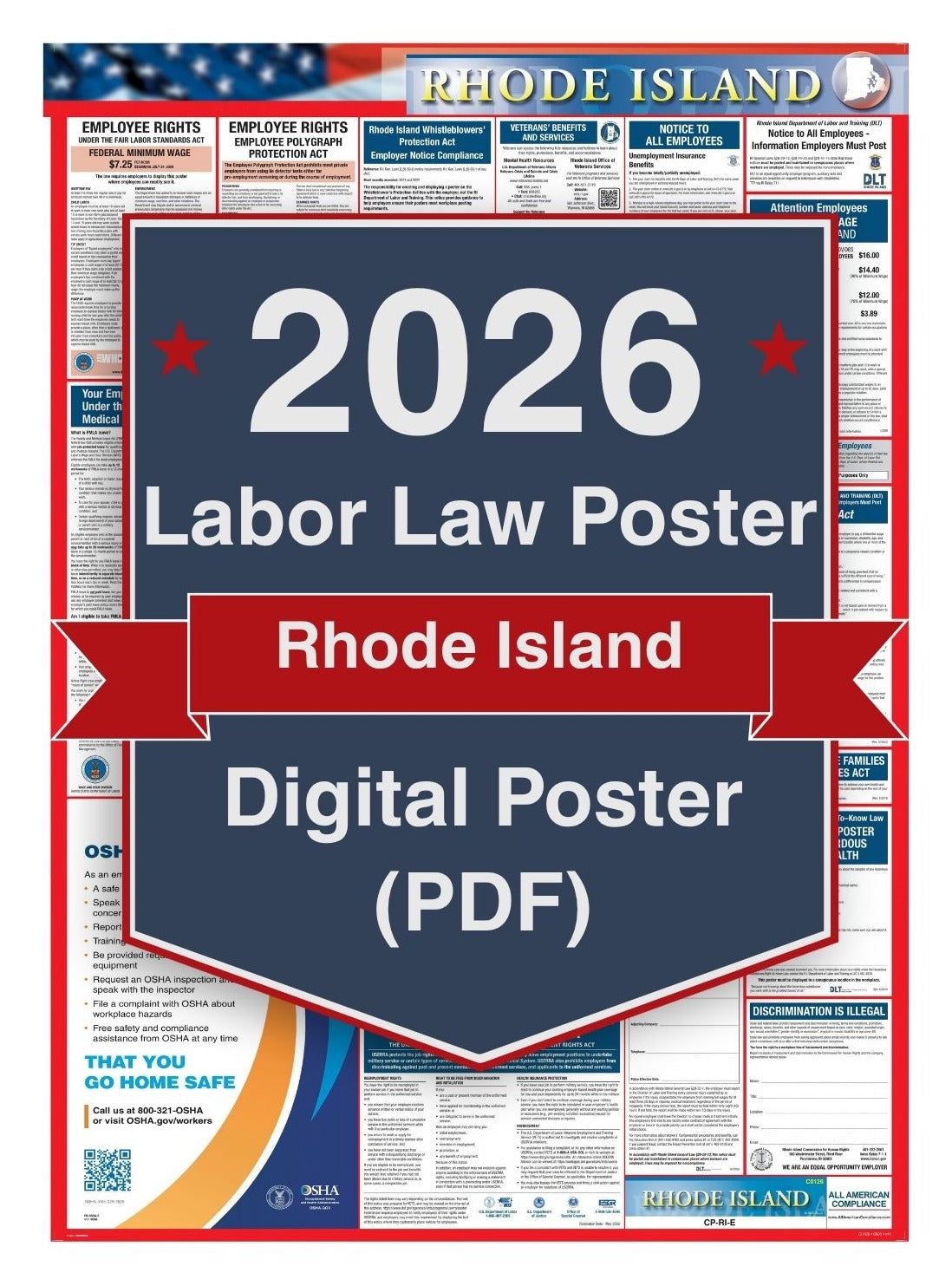 2026 Rhode Island Digital Labor Law Poster