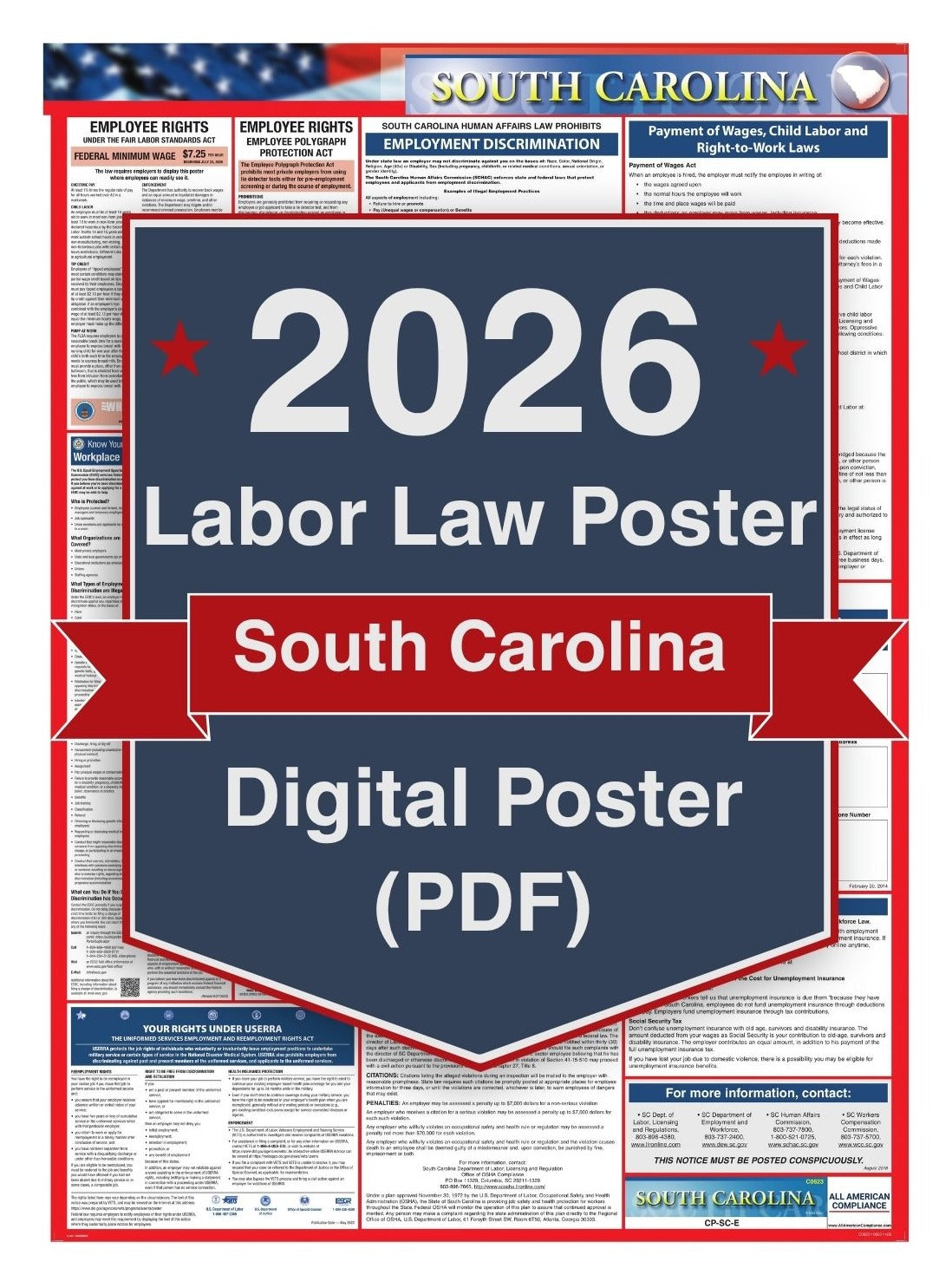 2026 South Carolina Digital Labor Law Poster