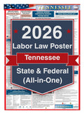 2026 Tennessee Labor Law Poster – Federal, State & OSHA Compliance (All-in-One)