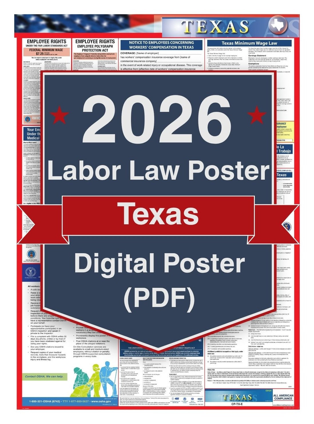 2026 Texas Digital Labor Law Poster