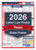 2026 Texas Labor Law Poster - State Compliance Poster