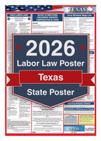 2026 Texas Labor Law Poster - State Compliance Poster