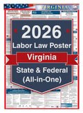 2026 Virginia Labor Law Poster – Federal, State & OSHA Compliance (All-in-One)