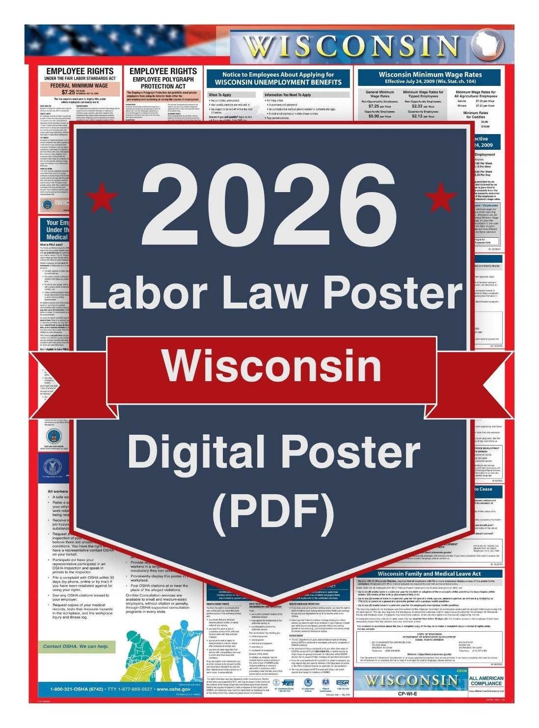 2026 Wisconsin Digital Labor Law Poster