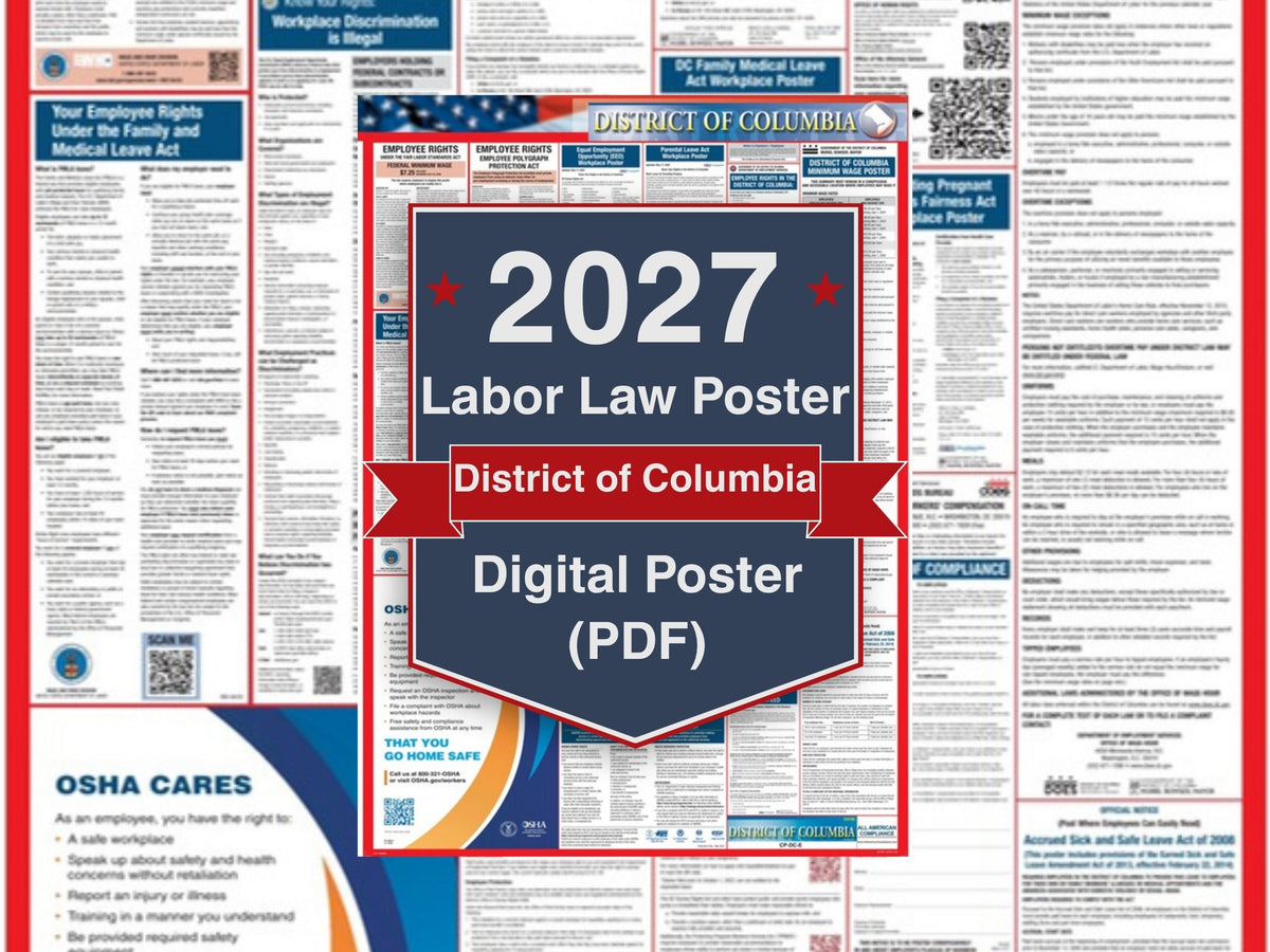 2027 District of Columbia Digital Labor Law Poster