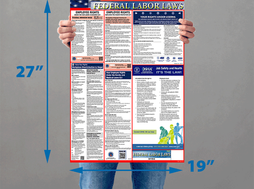 2026 Alabama Labor Law Poster – State-Only Compliance Poster image 1