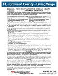 Broward County Minimum Wage Poster image 0