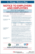 Chicago City Minimum Wage Poster image 0